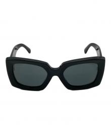 CHANEL（シャネル）の古着「サイドツイードモチーフサングラス」｜ブラック