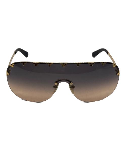 LOUIS VUITTON（ルイ ヴィトン）LOUIS VUITTON (ルイ ヴィトン) Purple Rain Sunglass/カットモノグラムゴーグルサングラス ブラウン サイズ:136□00の古着・服飾アイテム