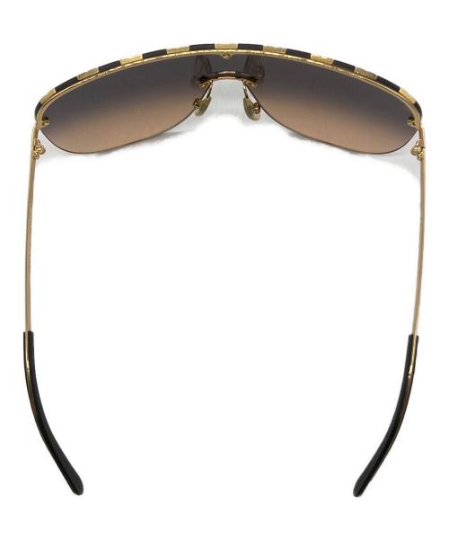 LOUIS VUITTON（ルイ ヴィトン）LOUIS VUITTON (ルイ ヴィトン) Purple Rain Sunglass/カットモノグラムゴーグルサングラス ブラウン サイズ:136□00の古着・服飾アイテム