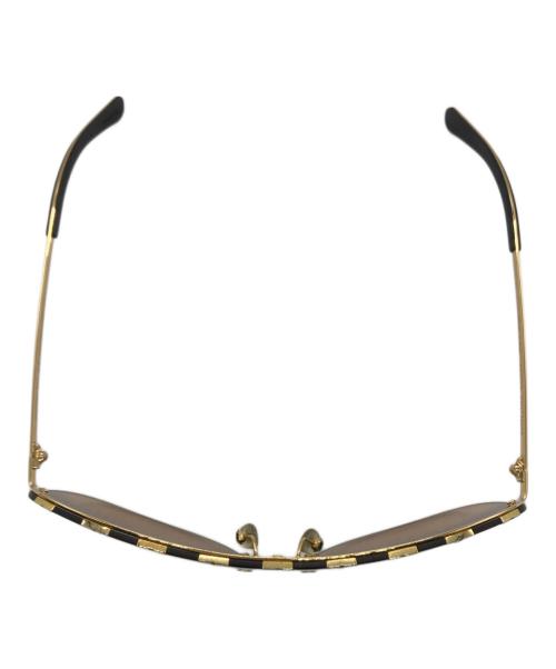 LOUIS VUITTON（ルイ ヴィトン）LOUIS VUITTON (ルイ ヴィトン) Purple Rain Sunglass/カットモノグラムゴーグルサングラス ブラウン サイズ:136□00の古着・服飾アイテム