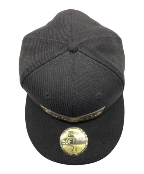 SUPREME（シュプリーム）Supreme (シュプリーム) New Era (ニューエラ) 15FW METALLIC BOX LOGOキャップ ブラックの古着・服飾アイテム