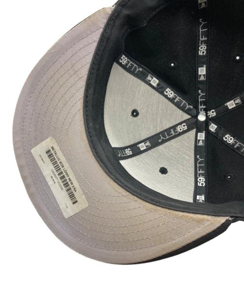 SUPREME（シュプリーム）Supreme (シュプリーム) New Era (ニューエラ) 15FW METALLIC BOX LOGOキャップ ブラックの古着・服飾アイテム