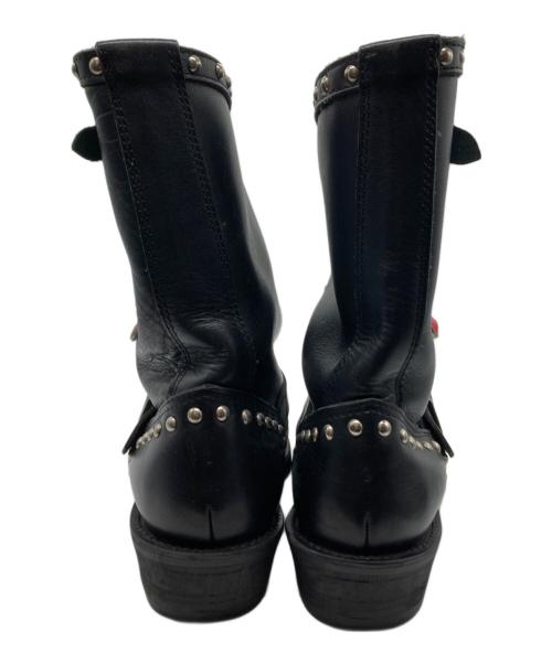 JUNYA WATANABE MAN（ジュンヤワタナベマン）JUNYA WATANABE MAN (ジュンヤワタナベマン) 02AW スタッズエンジニアブーツ ブラック サイズ:Ｌの古着・服飾アイテム