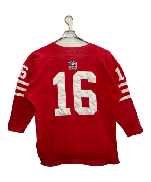 Champion（チャンピオン）Champion (チャンピオン) ラガースウェット レッド サイズ:Lの古着・服飾アイテム