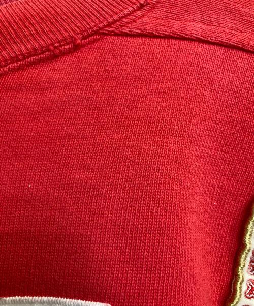 Champion（チャンピオン）Champion (チャンピオン) ラガースウェット レッド サイズ:Lの古着・服飾アイテム