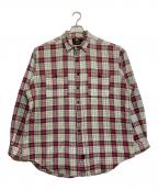 RRLダブルアールエル）の古着「三ツ星タグチェックシャツ」｜レッド×スカイブルー