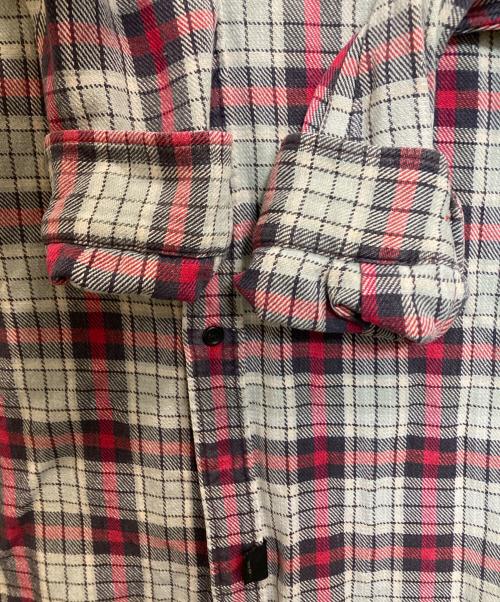 RRL（ダブルアールエル）RRL (ダブルアールエル) 三ツ星タグチェックシャツ レッド×スカイブルー サイズ:XLの古着・服飾アイテム