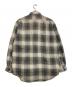 RRL (ダブルアールエル) 三ツ星タグチェックシャツ アイボリー×グレー サイズ:XL：13000円