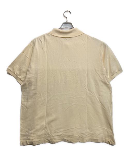 LACOSTE（ラコステ）LACOSTE (ラコステ) 半袖ワンポイントポロシャツ アイボリー サイズ:9の古着・服飾アイテム