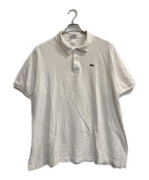 LACOSTE（ラコステ）LACOSTE (ラコステ) 半袖ワンポイントポロシャツ ホワイト サイズ:9の古着・服飾アイテム