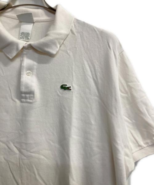 LACOSTE（ラコステ）LACOSTE (ラコステ) 半袖ワンポイントポロシャツ ホワイト サイズ:9の古着・服飾アイテム