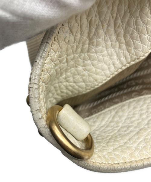 PRADA（プラダ）PRADA (プラダ) ロゴジャガードスタッズトートバッグ ベージュの古着・服飾アイテム