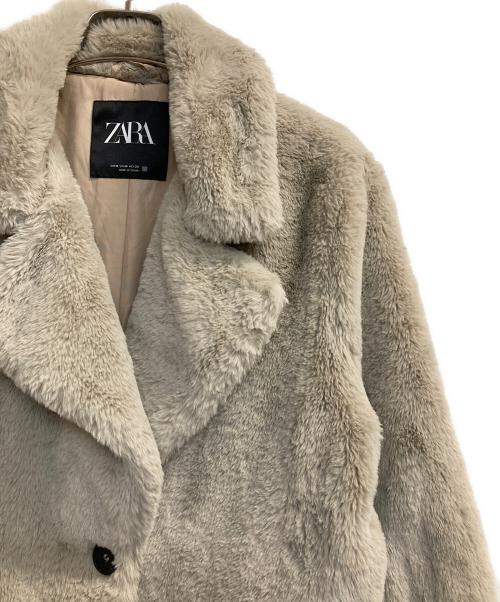 ZARA（ザラ）ZARA (ザラ) ボアコート ベージュ サイズ:Mの古着・服飾アイテム