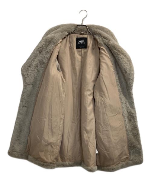 ZARA（ザラ）ZARA (ザラ) ボアコート ベージュ サイズ:Mの古着・服飾アイテム
