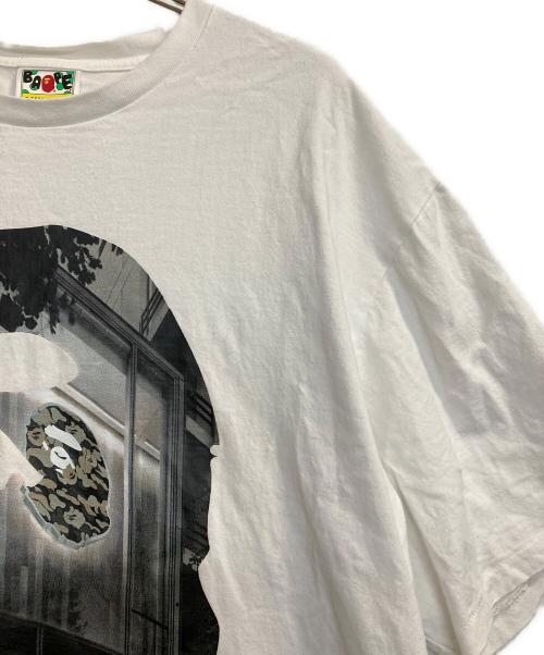 A BATHING APE（ア ベイシング エイプ）A BATHING APE (ア ベイシング エイプ) 25SS Think 1st Anniv Photo Ape Head Tee/シンク ファースト アニバーサリー フォト エイプ ヘッド Tシャツ ホワイト サイズ:2ＸＬの古着・服飾アイテム