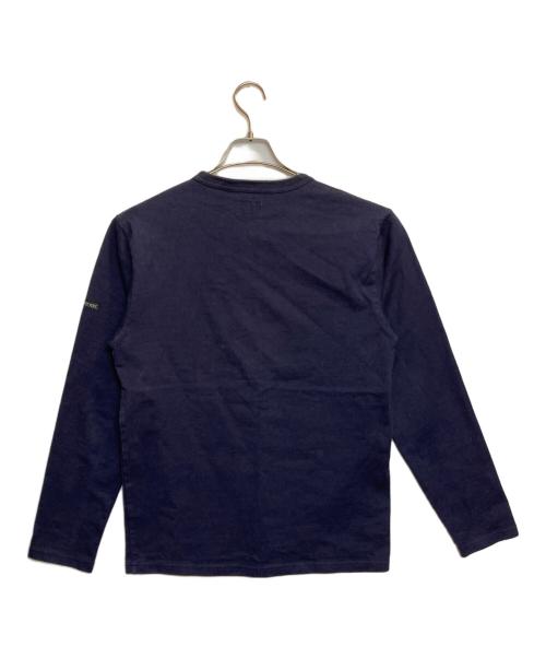 SCHOTT BROS.（ショット）SCHOTT BROS. (ショット) レザーポケットカットソー ネイビー サイズ:Ｍの古着・服飾アイテム