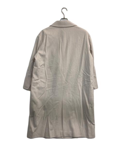 23区（ニジュウサンク）23区 (ニジュウサンク) ウールカシミヤビーバーチェスターコート ピンク サイズ:44の古着・服飾アイテム