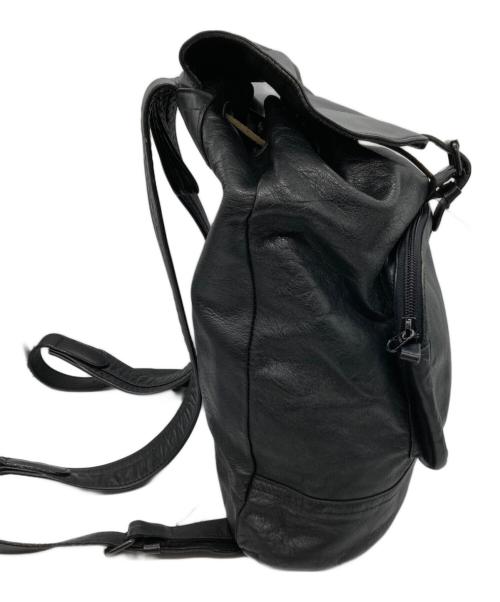 PORTER（ポーター）PORTER (ポーター) CORTINA RUCKSACK / コルチナレザーリュックサック ブラックの古着・服飾アイテム