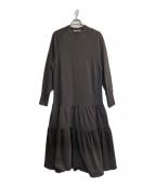 furfurファーファー）の古着「ティアードスウェットワンピース」｜グレー