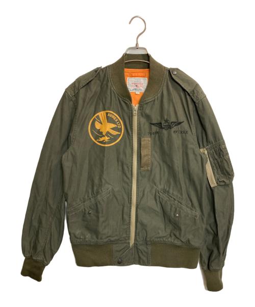 AVIREX（アヴィレックス）AVIREX (アヴィレックス) TYPE L-2Bコットン フライトジャケット カーキ サイズ:Lの古着・服飾アイテム