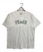 thisisneverthatディスイズネバーザット）の古着「PEACE SOUVENIR TEE / ピーススーベニアTシャツ」｜ホワイト