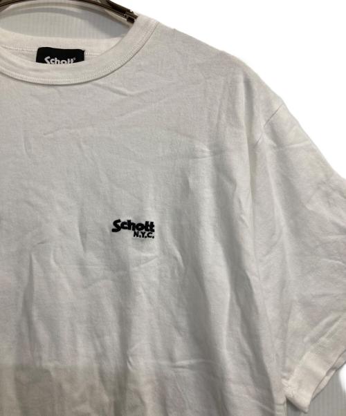 Schott（ショット）Schott (ショット) god father CLASSIC CAR T-SHIRT / クラシックカーTシャツ ホワイト サイズ:Ｌの古着・服飾アイテム