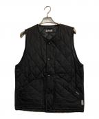 Schottショット）の古着「QUILTING WORK VEST / /キルティング ワークベスト」｜ブラック