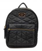Kate Spadeケイトスペード）の古着「ナイロンキルティングリュック」｜ブラック