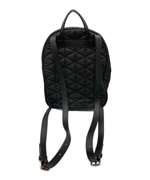 Kate Spade（ケイトスペード）Kate Spade (ケイトスペード) ナイロンキルティングリュック ブラックの古着・服飾アイテム