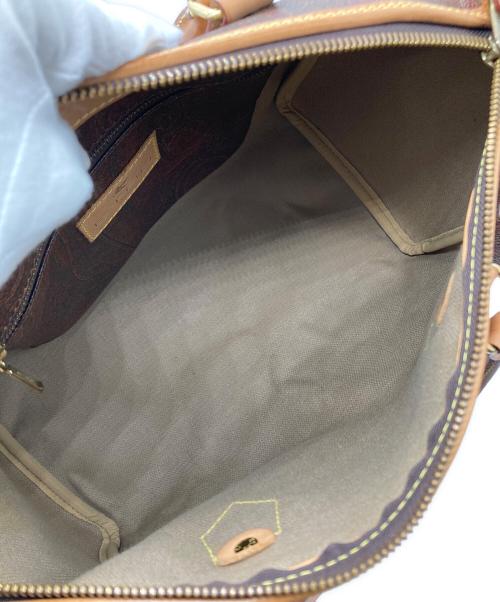 ETRO（エトロ）ETRO (エトロ) ペイズリーミニボストンハンドバッグ レッド×ブラウンの古着・服飾アイテム