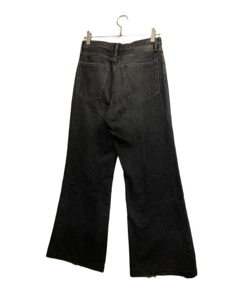 Acne studios（アクネ ストゥディオス）Acne studios (アクネ ストゥディオス) 1978 Vintage black ブーツカットフレアデニムパンツ ブラック サイズ:30の古着・服飾アイテム
