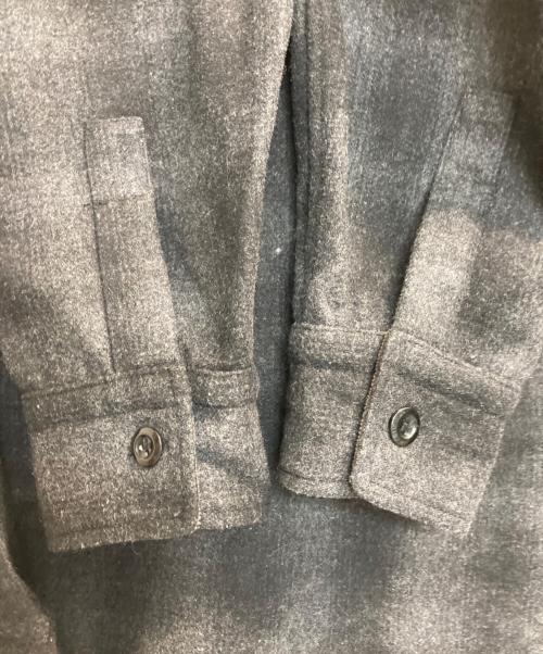 DENIME（ドゥニーム）DENIME (ドゥニーム) オンブレチェックネルシャツ ブラック×グレー サイズ:Ⅼの古着・服飾アイテム