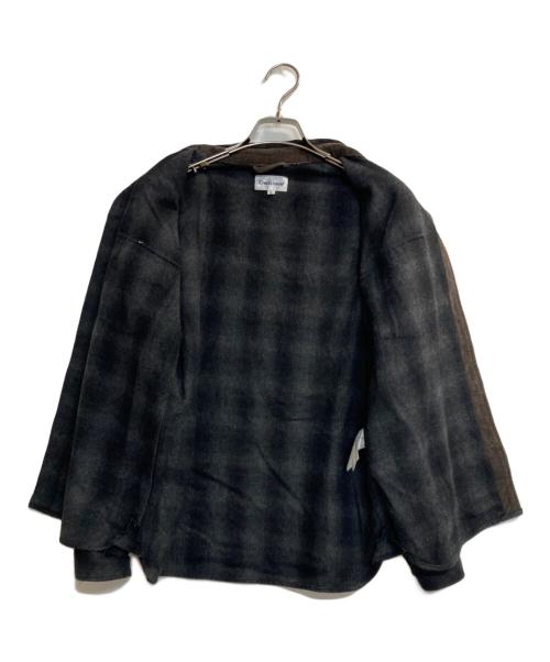 DENIME（ドゥニーム）DENIME (ドゥニーム) オンブレチェックネルシャツ ブラック×グレー サイズ:Ⅼの古着・服飾アイテム