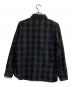 DENIME (ドゥニーム) オンブレチェックネルシャツ ブラック×グレー サイズ:Ⅼ：4000円