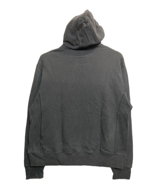 GALLERY DEPT（ギャラリー デプト）GALLERY DEPT (ギャラリー デプト) リペア加工ロゴプルオーバーパーカー ブラック サイズ:Ⅼの古着・服飾アイテム