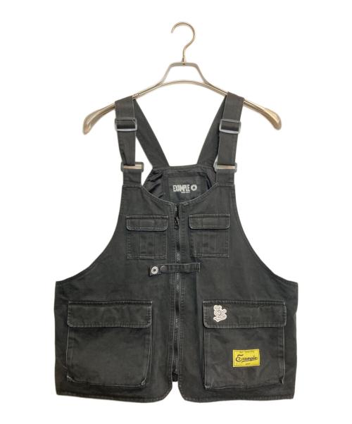 EXAMPLE（エグザンプル）EXAMPLE (エグザンプル) ベスト ブラック サイズ:-の古着・服飾アイテム