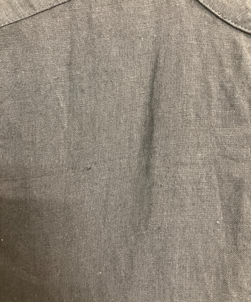 KAGURE（カグレ）kagure (カグレ) コットンリネンビッグシャツ ブラック サイズ:-の古着・服飾アイテム