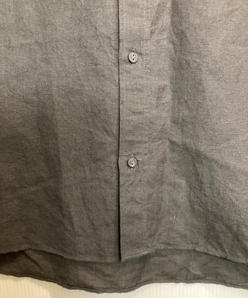 KAGURE（カグレ）kagure (カグレ) コットンリネンビッグシャツ ブラック サイズ:-の古着・服飾アイテム