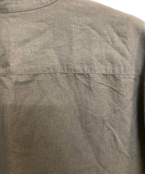 KAGURE（カグレ）kagure (カグレ) コットンリネンビッグシャツ ブラック サイズ:-の古着・服飾アイテム