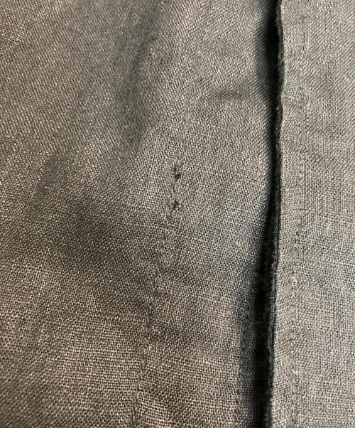 solamonat poche（ソラモナ ポッシェ）solamonat poche (ソラモナ ポッシェ) リネンシャツ ブラック サイズ:-の古着・服飾アイテム