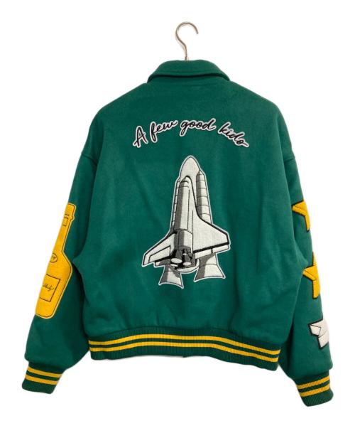 A FEW GOOD KIDS（アフューグッドキッズ）A FEW GOOD KIDS (アフューグッドキッズ) スタジャン グリーン サイズ:Ｌの古着・服飾アイテム