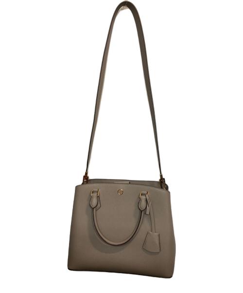 TORY BURCH（トリーバーチ）TORY BURCH (トリーバーチ) 2WAYショルダーバッグ グレージュの古着・服飾アイテム