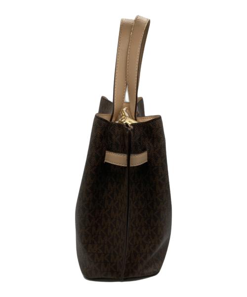 MICHAEL KORS（マイケル・コース）MICHAEL KORS (マイケル・コース) モノグラム2WAYバッグ ブラウンの古着・服飾アイテム