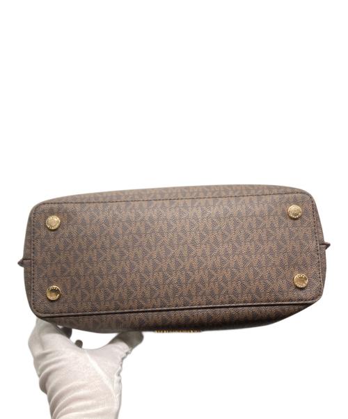 MICHAEL KORS（マイケル・コース）MICHAEL KORS (マイケル・コース) モノグラム2WAYバッグ ブラウンの古着・服飾アイテム