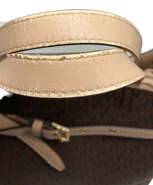 MICHAEL KORS（マイケル・コース）MICHAEL KORS (マイケル・コース) モノグラム2WAYバッグ ブラウンの古着・服飾アイテム