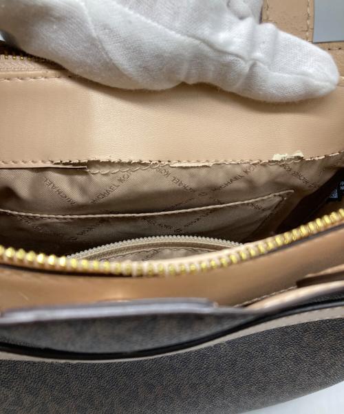 MICHAEL KORS（マイケル・コース）MICHAEL KORS (マイケル・コース) モノグラム2WAYバッグ ブラウンの古着・服飾アイテム