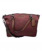 COACHコーチ）の古着「2WAYショルダーバッグ」｜レッド