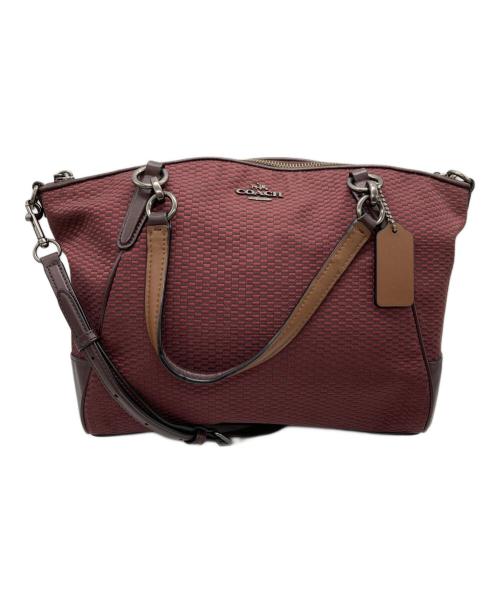 COACH（コーチ）COACH (コーチ) 2WAYショルダーバッグ レッドの古着・服飾アイテム