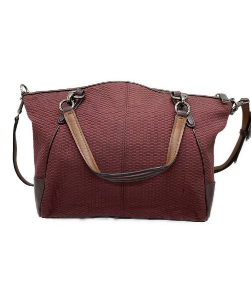 COACH（コーチ）COACH (コーチ) 2WAYショルダーバッグ レッドの古着・服飾アイテム