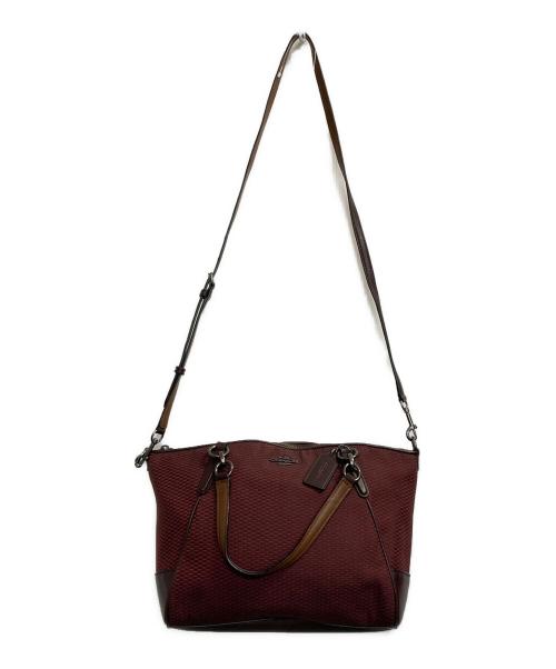 COACH（コーチ）COACH (コーチ) 2WAYショルダーバッグ レッドの古着・服飾アイテム